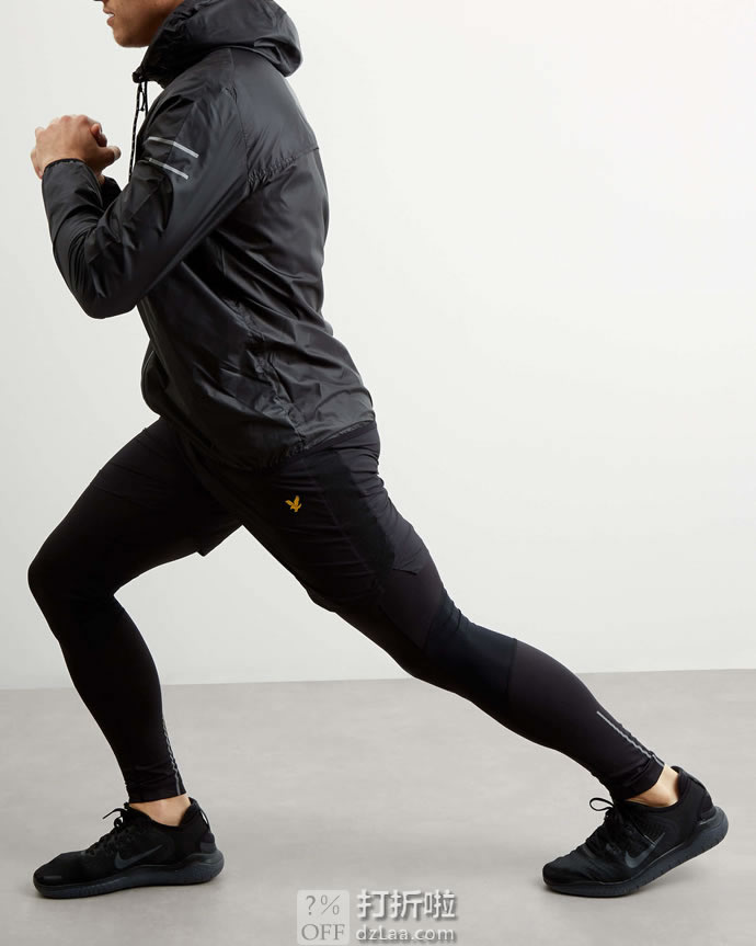 Lyle & Scott 苏格兰金鹰 超轻 男式连帽运动夹克 中亚Prime会员免运费直邮到手约￥293