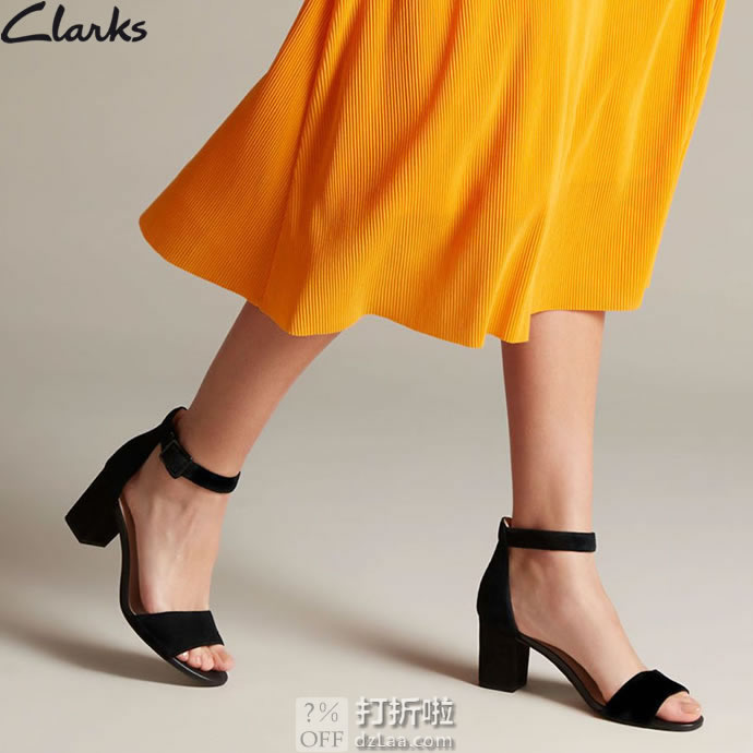 Clarks 其乐 deva MAE 一字扣 女式凉鞋 37.5码￥327 中亚Prime会员免运费直邮到手约￥360