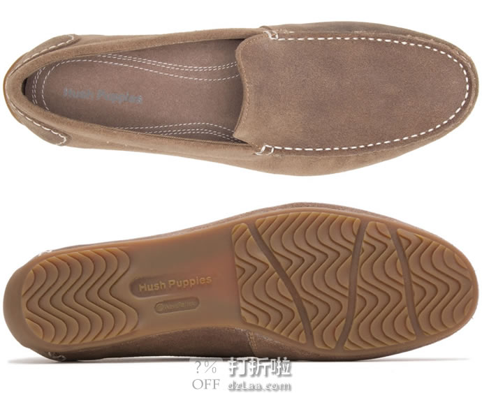 Hush Puppies 暇步士 Schnauzer 一脚套 男式莫卡辛鞋 7.5码2.5折.29 海淘转运到手约￥244