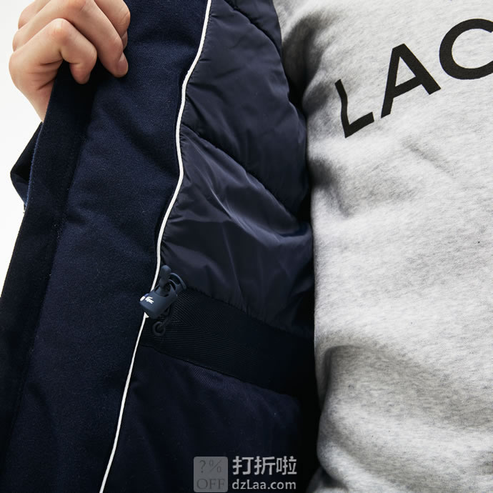 Lacoste 法国鳄鱼 保暖男式派克大衣 S码2.6折.02 海淘转运到手约￥649