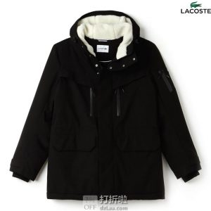 Lacoste 法国鳄鱼 保暖男式派克大衣 S码2.6折$81.02 海淘转运到手约￥649