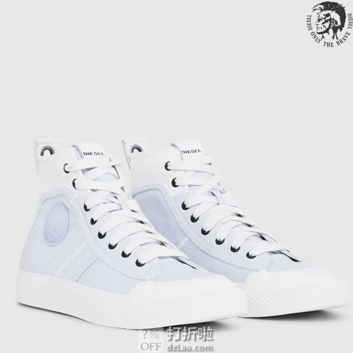 Diesel 迪赛 S-astico 中帮女式帆布板鞋 6码3.8折.69 海淘转运到手约¥350