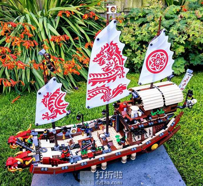 LEGO 乐高 Ninjago 幻影忍者系列 70618 幻影忍者移动基地 命运赏赐号 积木玩具 7.2折4.99 海淘转运到手约¥1116