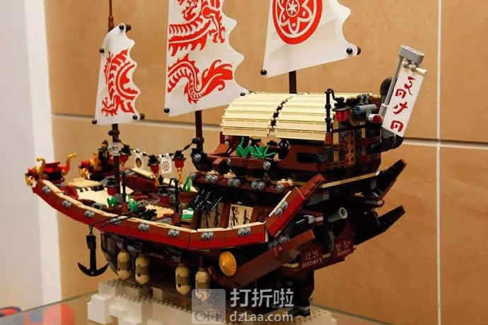 LEGO 乐高 Ninjago 幻影忍者系列 70618 幻影忍者移动基地 命运赏赐号 积木玩具 7.2折4.99 海淘转运到手约¥1116