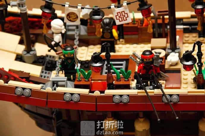 LEGO 乐高 Ninjago 幻影忍者系列 70618 幻影忍者移动基地 命运赏赐号 积木玩具 7.2折4.99 海淘转运到手约¥1116