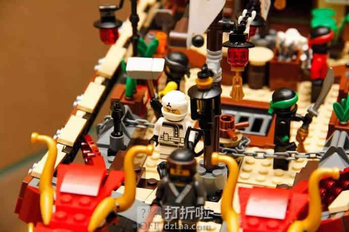 LEGO 乐高 Ninjago 幻影忍者系列 70618 幻影忍者移动基地 命运赏赐号 积木玩具 7.2折4.99 海淘转运到手约¥1116