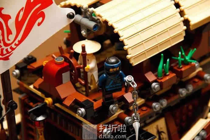 LEGO 乐高 Ninjago 幻影忍者系列 70618 幻影忍者移动基地 命运赏赐号 积木玩具 7.2折4.99 海淘转运到手约¥1116