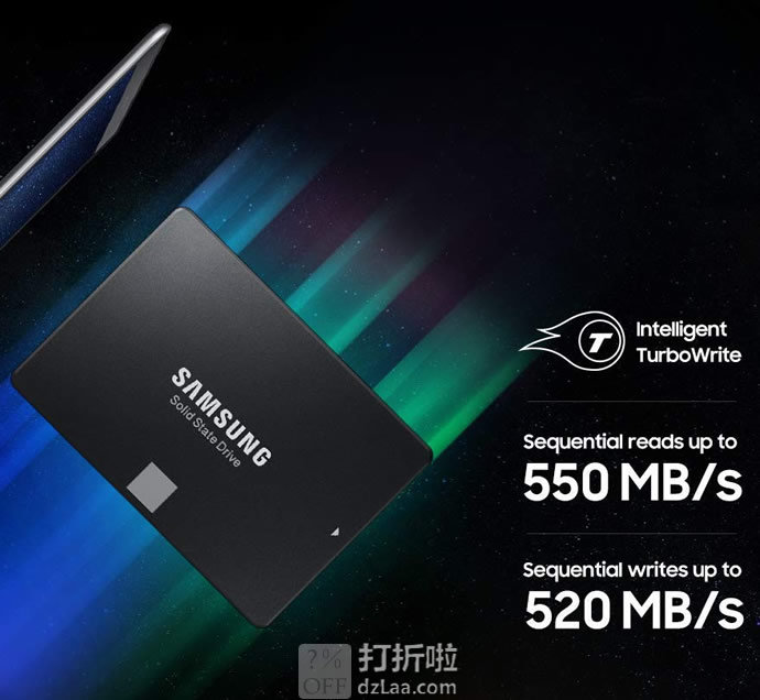 SAMSUNG 三星 860 EVO SATA3 2.5英寸固态硬盘 1TB 镇店之宝￥808 中亚Prime会员免运费直邮到手约￥903