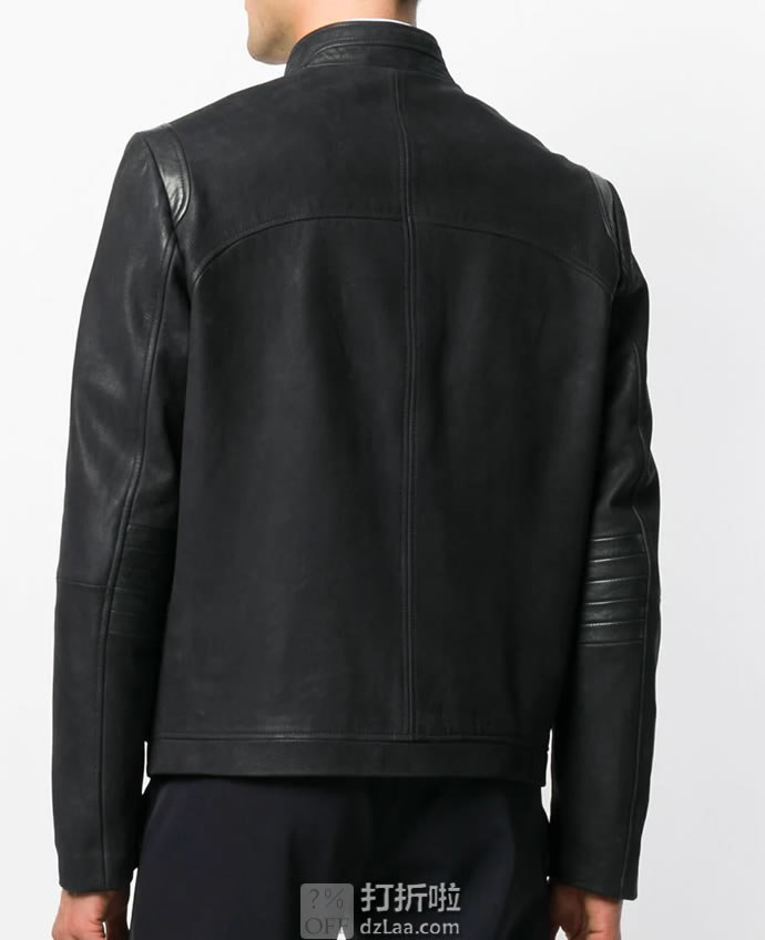 HUGO Hugo Boss 雨果·博斯 Lectric 小羊皮 男式皮夹克 L码2.7折￥1228 中亚Prime会员免运费直邮到手约￥1351