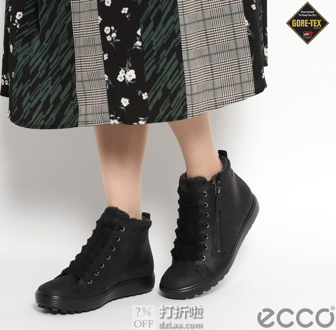 ECCO 爱步 SOFT 7 Tred 柔酷7号 GTX防水 女式保暖短靴 39码￥518 中亚Prime会员免运费直邮到手约￥570 天猫￥1989