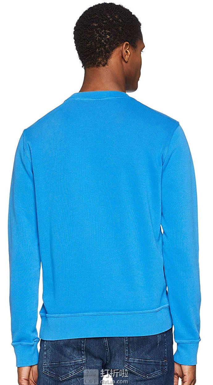 Hugo Boss Orange 雨果博斯 橙标 Style Weave 男式圆领运动衫 休闲上衣 S码3.8折.52 海淘转运到手约￥519 中亚Prime会员免运费直邮到手约￥531