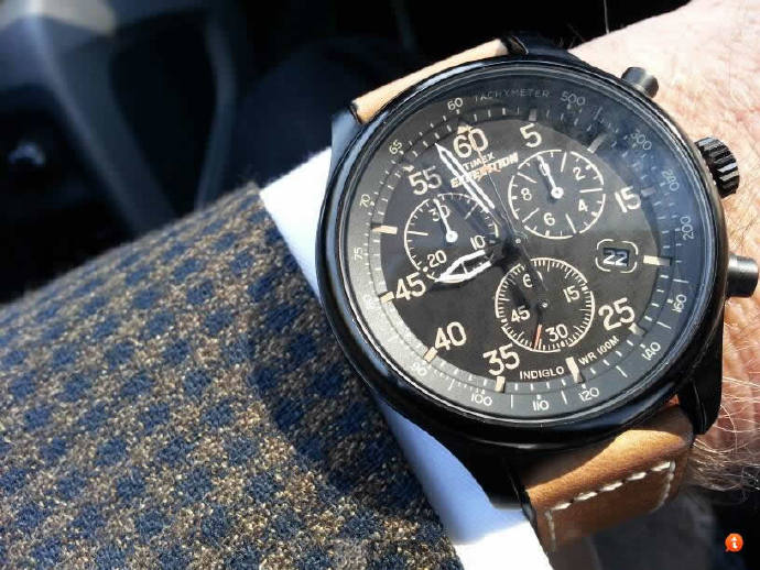 Timex 天美时 T499059J EXPEDITION远征系列 三眼 男式手表 镇店之宝￥346 中亚Prime会员免运费直邮到手约￥391