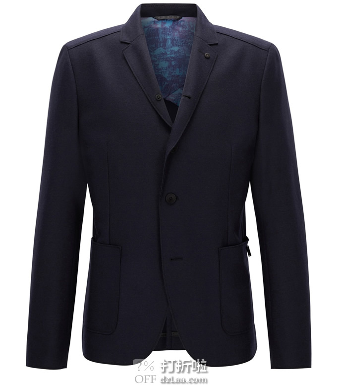 Hugo Boss Orange 雨果博斯橙标 becks 修身款 初剪纯羊毛 男士西装 XL码3.5折￥762 中亚Prime会员免运费直邮到手￥856