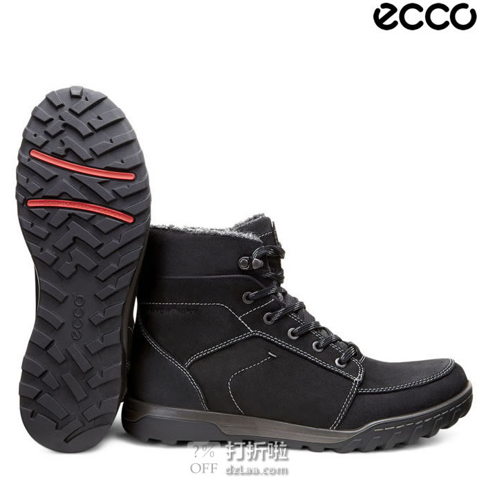ECCO 爱步 Urban Lifestyle 都市生活 防水保暖 男式短靴 44码4.2折￥512 中亚Prime会员免运费直邮到手约￥577
