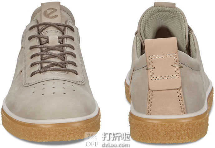 限尺码 ECCO 爱步 Crepetray 酷锐 系带女式休闲鞋 ￥333起 中亚Prime会员免运费直邮到手约￥369