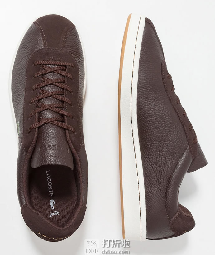 LACOSTE 法国鳄鱼 Masters 男式休闲运动板鞋 41码3.8折.14 海淘转运到手约￥353