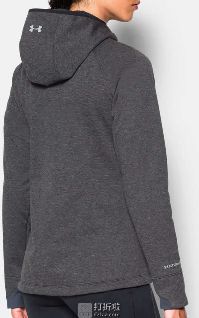 Under Armour 安德玛 Bacca  UA 防水防风 女式连帽软壳夹克 S码2.4折.79 海淘转运到手约￥367
