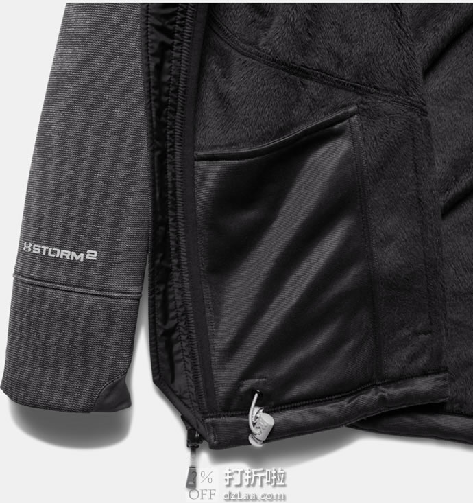 Under Armour 安德玛 Bacca  UA 防水防风 女式连帽软壳夹克 S码2.4折.79 海淘转运到手约￥367