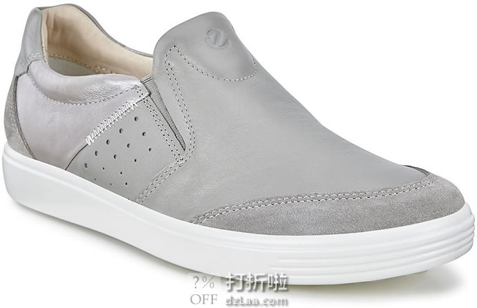 ECCO 爱步 Soft 7 柔酷7号 侧打孔 一脚套女式休闲鞋 ￥358起 中亚Prime会员免运费直邮到手约￥395
