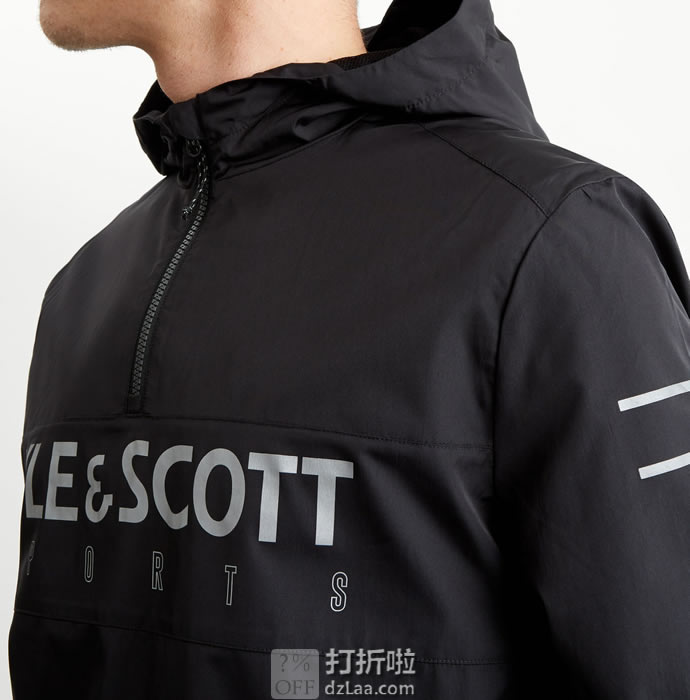 Lyle & Scott 苏格兰金鹰 防水透气男式运动夹克 M码2.8折￥245 中亚Prime会员免运费直邮到手约￥271