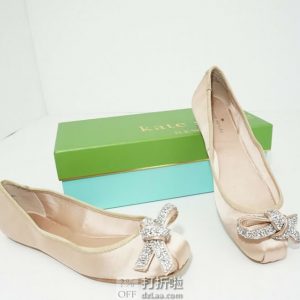 kate spade 凯特·丝蓓 Freya 缎面蝴蝶结 一脚套 女式休闲鞋 37码3.3折$48.9 海淘转运到手约￥427