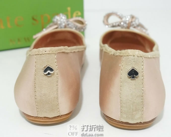 kate spade 凯特·丝蓓 Freya 缎面蝴蝶结 一脚套 女式休闲鞋 37码3.3折.9 海淘转运到手约¥427