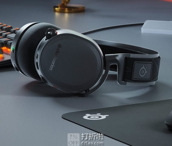 SteelSeries 赛睿 Arctis 7 寒冰7 2019版 7.1声道 无线游戏耳机带麦 7.9折8.87 海淘转运到手约￥864