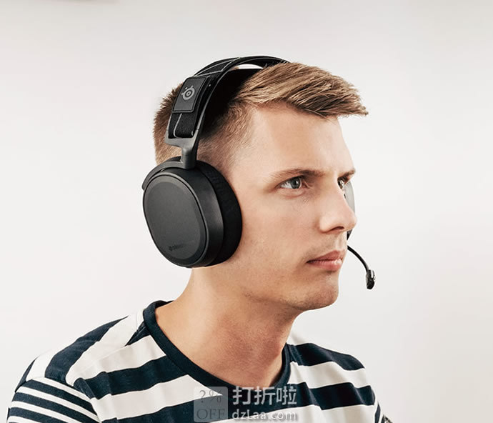 SteelSeries 赛睿 Arctis 7 寒冰7 2019版 7.1声道 无线游戏耳机带麦 7.9折8.87 海淘转运到手约￥864