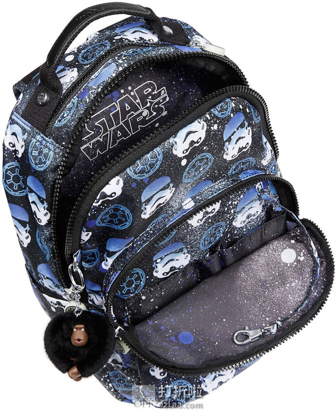 KIPLING 凯浦林 Seoul Go 星球大战特别版 小号电脑双肩包 优惠券折后3折.49 海淘转运到手约￥279