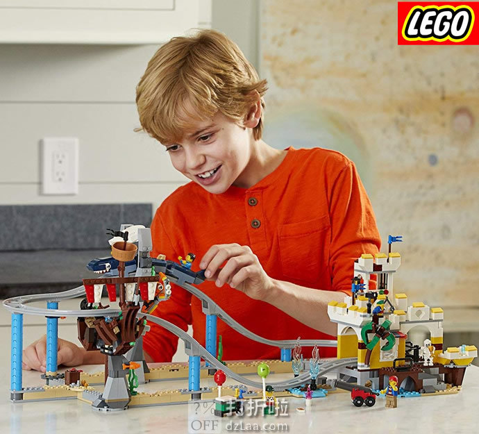 LEGO 乐高 Creator 创意百变系列 31084 海盗过山车 积木玩具 6.4折.99史低 海淘转运到手约￥526