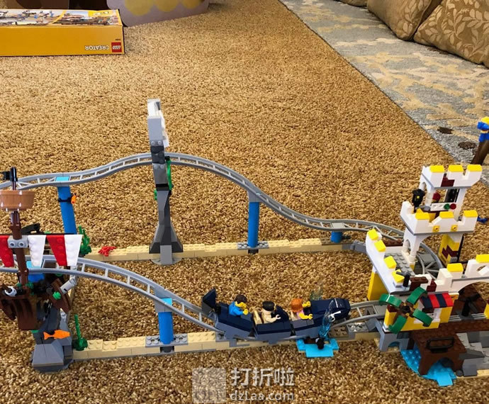 LEGO 乐高 Creator 创意百变系列 31084 海盗过山车 积木玩具 6.4折.99史低 海淘转运到手约￥526