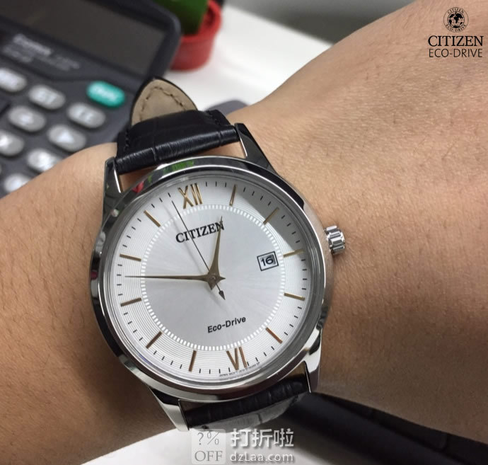 CITIZEN 西铁城 AW1236-03A 光动能男式腕表 4折.32 海淘转运关税补贴到手约￥609