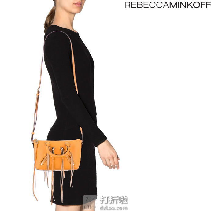 Rebecca Minkoff 瑞贝卡明可弗 Micro-Moto 手提包 4折.2 海淘转运到手约￥574 中亚Prime会员免运费直邮到手约￥619