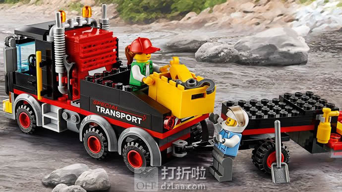 LEGO 乐高 60183 城市系列 重型直升机运输车 积木玩具 6折.99史低 海淘转运到手约¥165