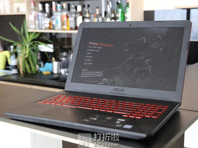 限Prime会员 金盒特价 ASUS 华硕 TUF Gaming FX504GE-ES72 15.6”轻薄电竞游戏本 笔记本电脑（i7-8750H/GTX 1050 Ti/8GB/256GB） 7.5折9史低 海淘转运到手约￥5420 中亚Prime会员免运费直邮到手约￥6154