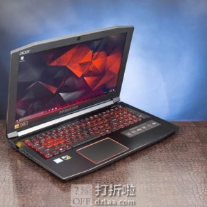 金盒特价 Acer 宏基 掠夺者 Helios 300 15.6“游戏笔记本电脑 6.9折$999 海淘转运到手约￥7452 中亚Prime会员免运费直邮到手约￥8534