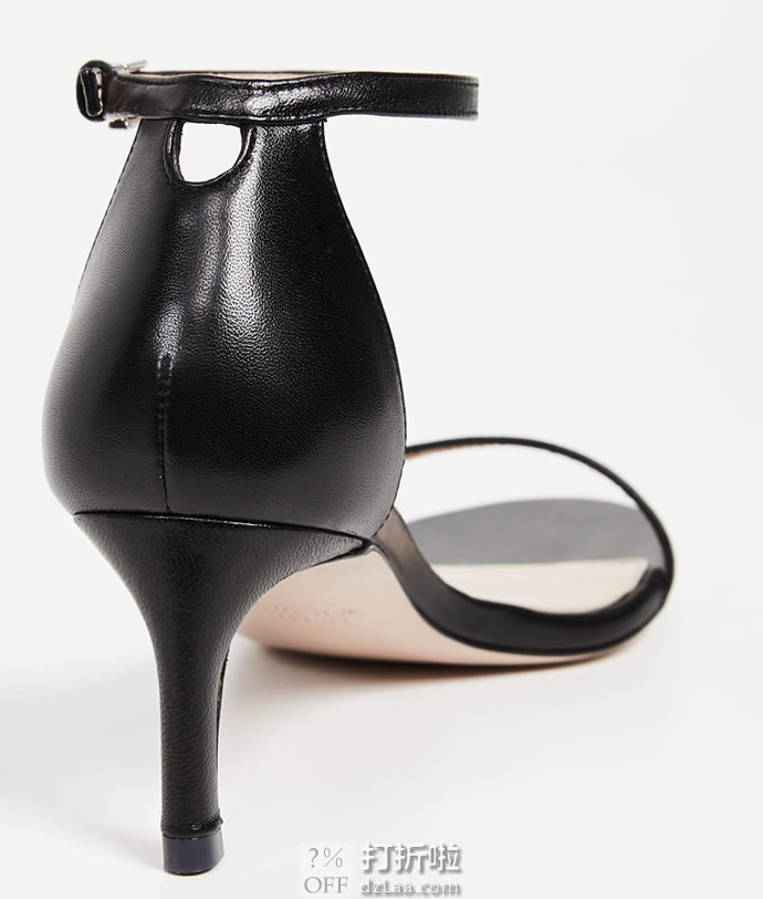 Stuart Weitzman 斯图尔特·韦茨曼 nudist traditional 45 一字扣 女式高跟凉鞋 3折9.99 两色可选 海淘转运到手约¥915