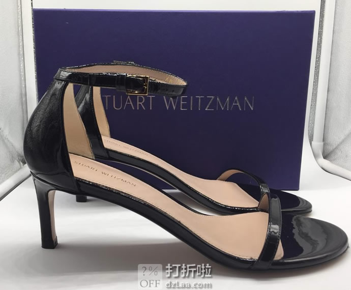 Stuart Weitzman 斯图尔特·韦茨曼 nudist traditional 45 一字扣 女式高跟凉鞋 3折9.99 两色可选 海淘转运到手约¥915
