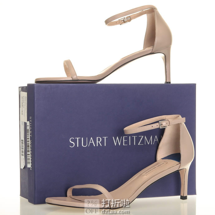 Stuart Weitzman 斯图尔特·韦茨曼 nudist traditional 45 一字扣 女式高跟凉鞋 3折9.99 两色可选 海淘转运到手约￥915