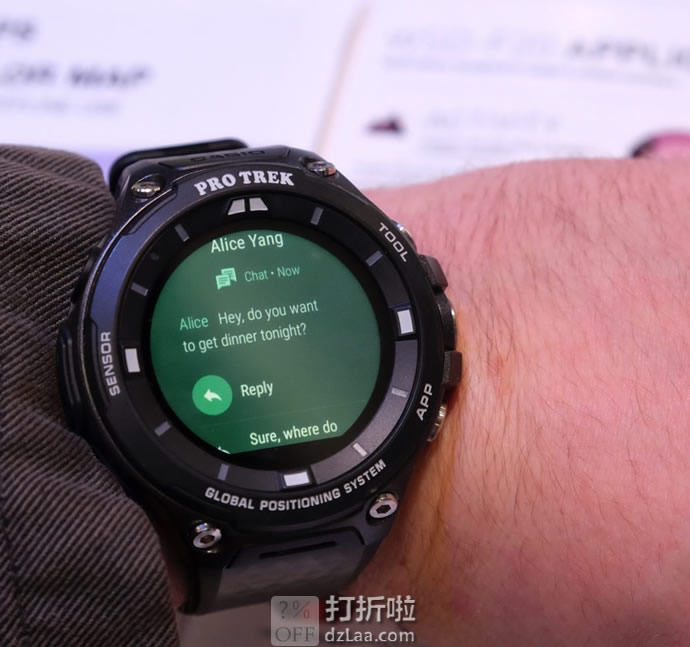 Casio 卡西欧 WSD-F20-BK 配备GPS 智能户外运动手表 6.3折￥2154 中亚Prime会员免运费直邮到手约￥2342