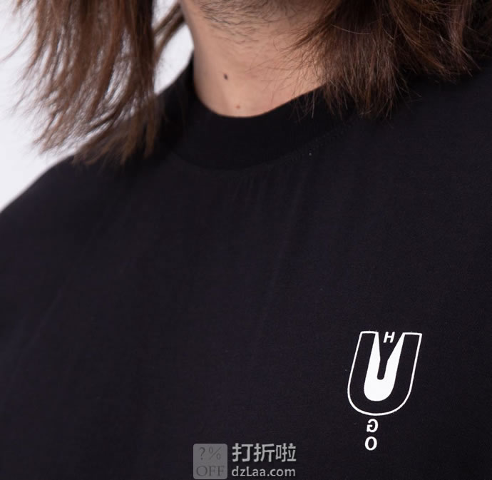 HUGO Hugo Boss 雨果·博斯 Dunder 宽松休闲 男式短袖T恤 L码 中亚Prime会员凑单免运费直邮到手约¥162
