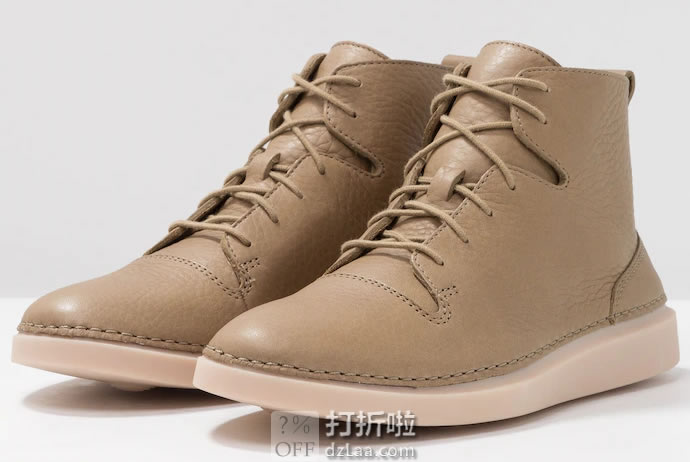 Clarks 其乐 Hale Rise 男式高帮休闲鞋 40码￥329 中亚Prime会员免运费直邮到手约￥362