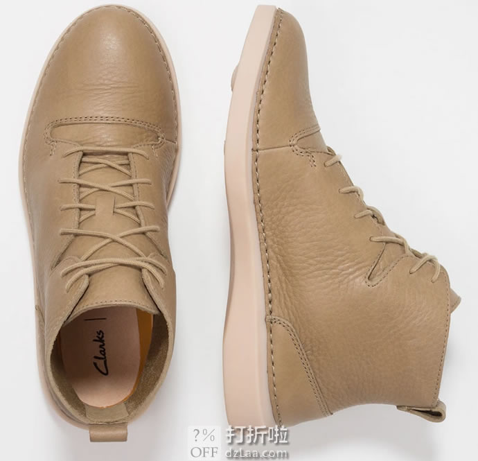 Clarks 其乐 Hale Rise 男式高帮休闲鞋 40码￥329 中亚Prime会员免运费直邮到手约￥362