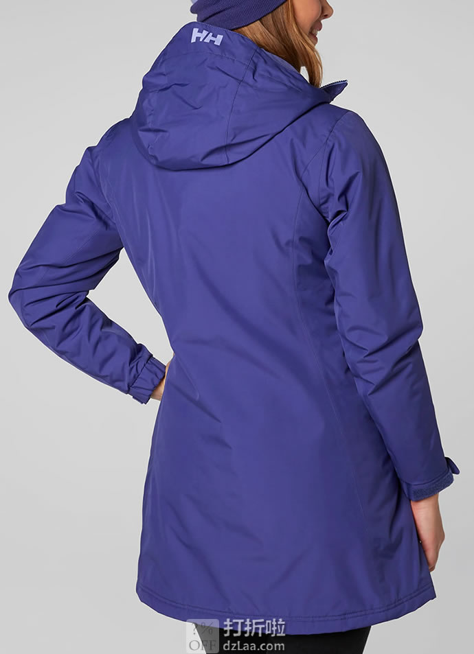Helly Hansen 哈里汉森 Long Belfast 防水防风透气保暖 三合一 中长款女式冲锋衣 XS码3折.66 海淘转运到手约¥442 中亚Prime会员免运费直邮到手约¥460