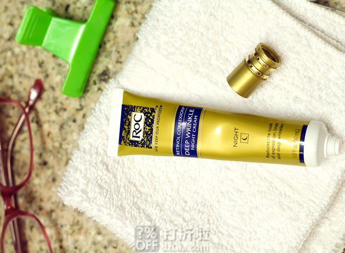 Roc 活性视黄醇 抗皱晚霜 30ml装 7.3折.51 海淘转运到手约￥103 中亚Prime会员凑单免运费直邮到手约￥126