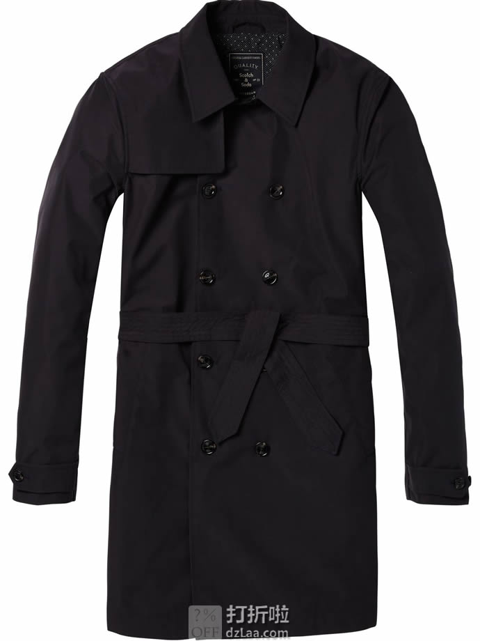 Scotch & Soda 中长款 男式风衣外套 142301 M码 ￥448
