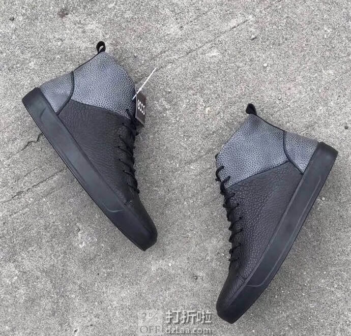 ECCO 爱步 Soft 8 柔酷8号 秋冬款 男式高帮鞋 系带短靴 43码￥565