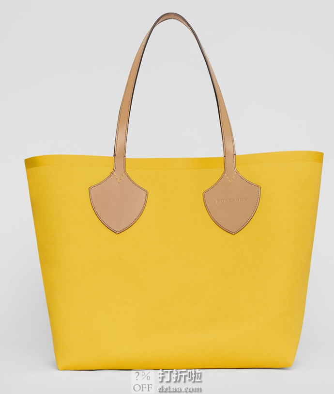 意大利产 BURBERRY 巴宝莉 博柏利 双面两用 格纹吉安特大号手提包 80065851 双重优惠折后￥4973