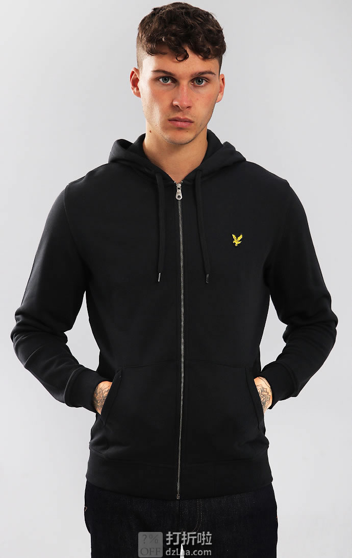 Lyle & Scott 苏格兰金鹰 纯棉 男式连帽夹克 S码2.8折￥227