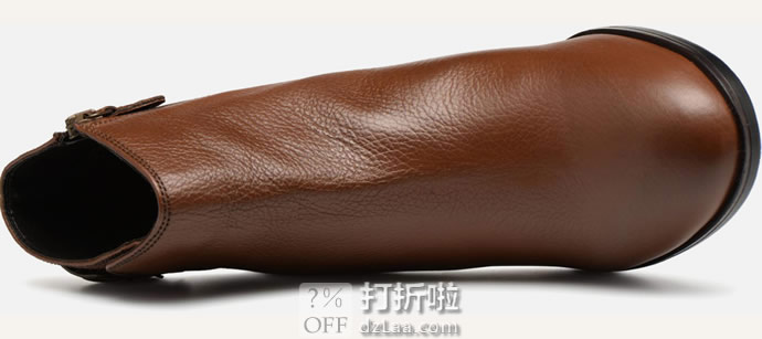 Clarks 其乐 Elvina Dream 侧拉链 女式粗跟踝靴 37.5码￥335